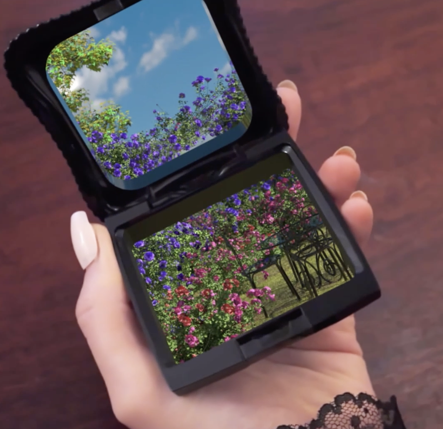 ANNA SUI コンパクトの中にある小さな世界